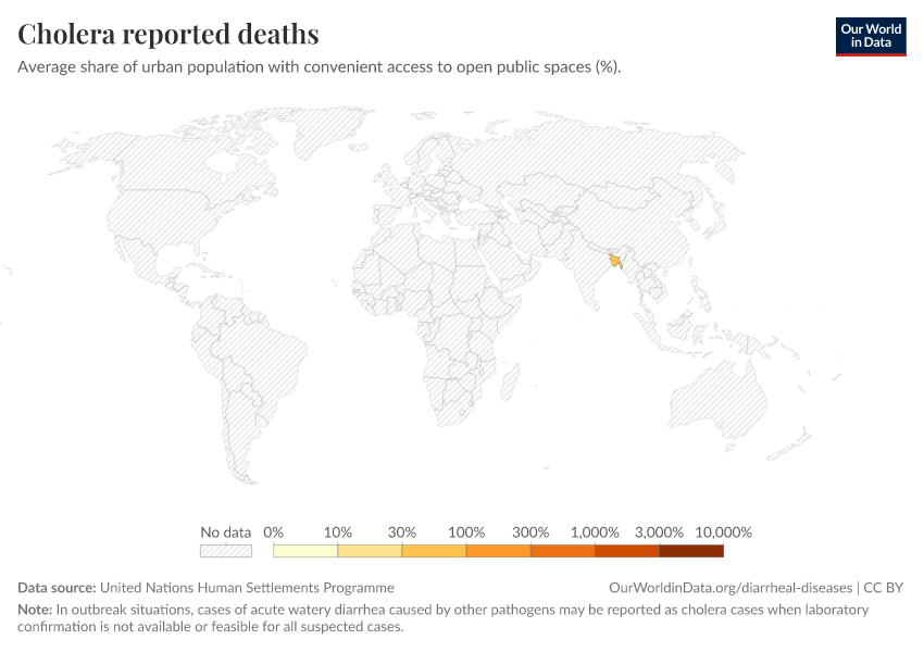 A thumbnail of the "Cholera reported deaths" chart