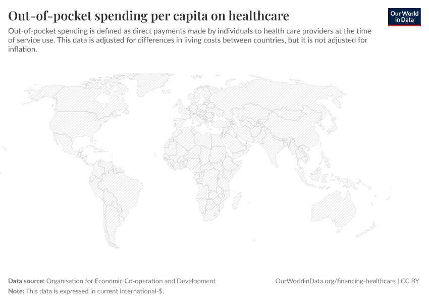 A thumbnail of the "Out-of-pocket spending per capita on healthcare" chart