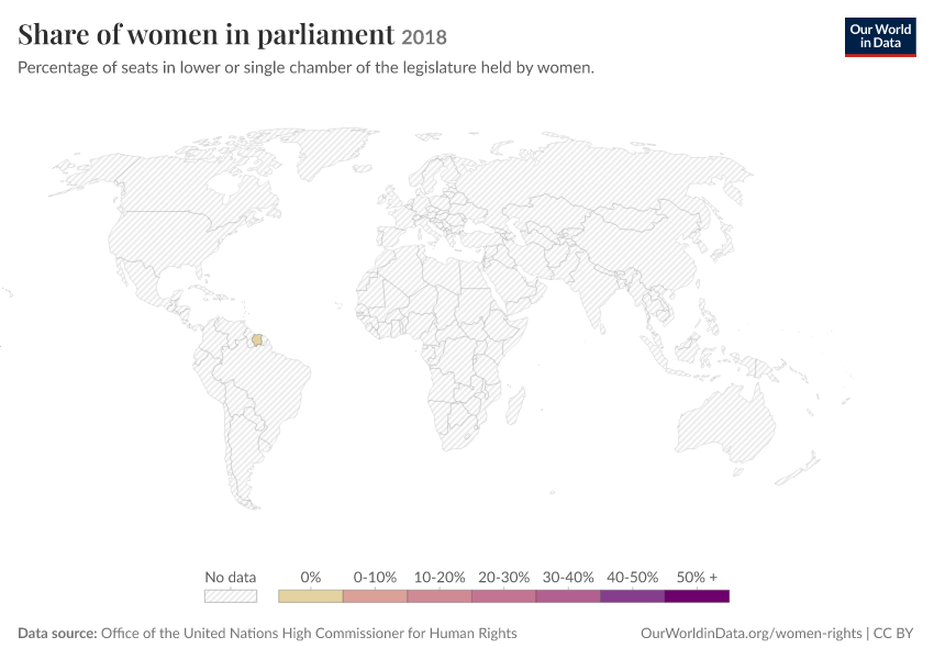 A thumbnail of the "Share of women in parliament" chart